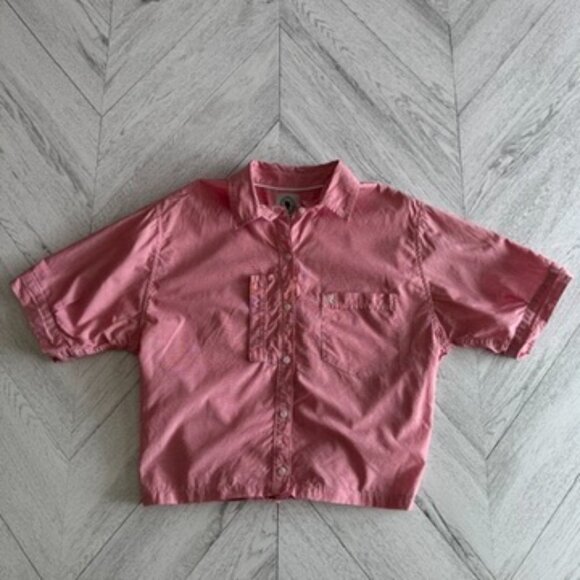 Aritzia | Talula Boyfriend Cropped Button Up - Size M - Picture 7 of 10